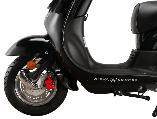 ALPHA MOTORS Motorroller »Retro Firenze« EURO schwar 45 km/h 5 50 ccm