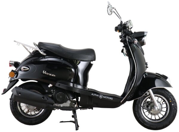 schwarz ccm ALPHA EURO Motorroller 50 MOTORS Venus 5,