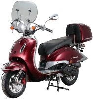 Motorroller Firenze Limited 50 ccm 45 km/h EURO 5 weinrot