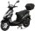 Motorroller CityLeader 50 ccm 45 kmh EURO 5 schwarz inkl. Topcase