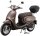 Motorroller Cappucino 50 ccm 45 km/h EURO 5 mattbraun inkl. Topcase