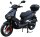 Motorroller Mustang FI 50 ccm 45 kmh EURO 5 mattschwarz inkl. Topcase