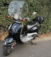 Motorroller Retro Firenze 50 ccm 45 km/h EURO 5 schwarz -...