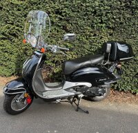 Motorroller Retro Firenze 50 ccm 45 km/h EURO 5 schwarz - 522 km