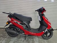 Motorroller CityLeader 50 ccm 45 kmh EURO 5 rot - 34 km