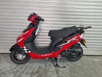 Motorroller CityLeader 50 ccm 45 kmh EURO 5 rot - 34 km